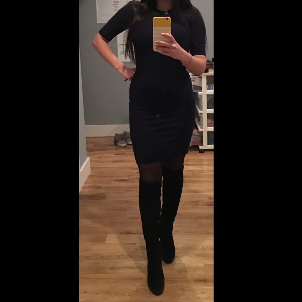 Navy Armani Exchange dress